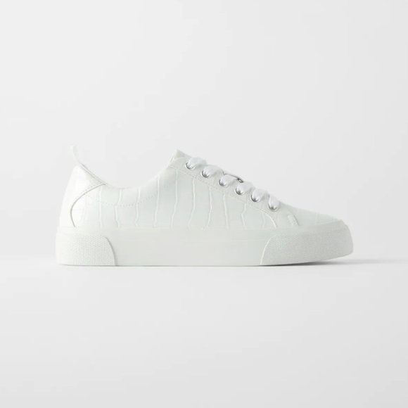 zara animal print sneakers